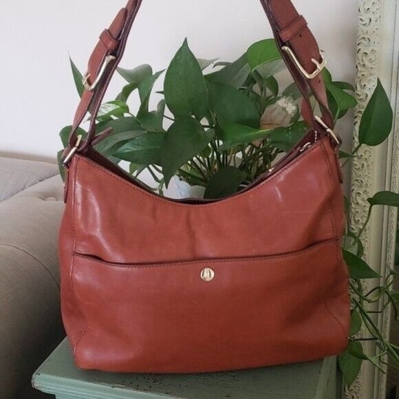 Lands'end The Landmark Collection Leather Bag - Picture 1 of 16